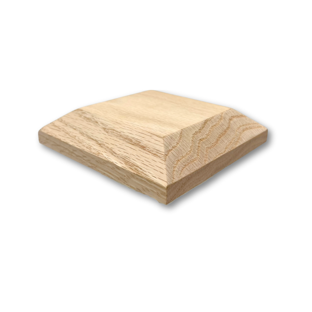 SlimTop - Red Oak Post Cap - 1" x 4-1/2" x 4-1/2" - NC41RO-P10